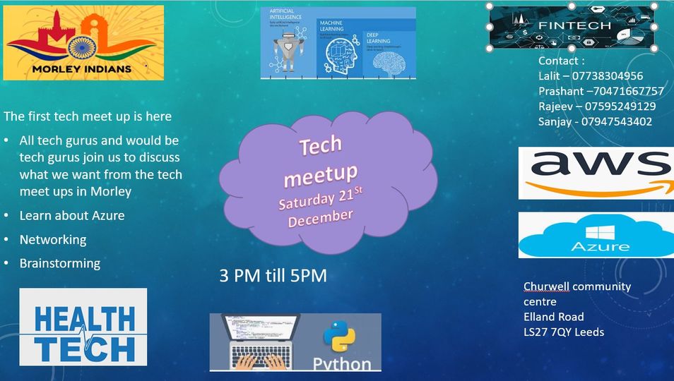 Read more about the article The first tech meet up is here…